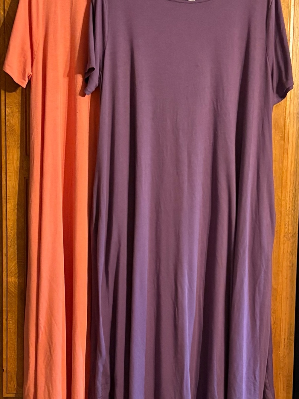 2 Zenana Outfitters Maxi Dresses Peaches & Plums 3X
